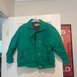 SBII Bright Teal Green Puffer Jacket